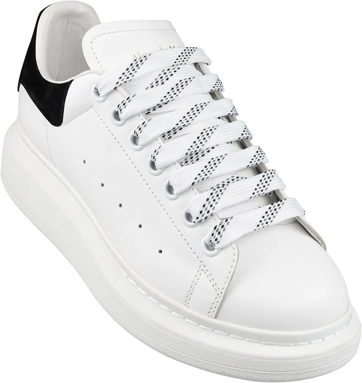 2 Pairs Shoelaces for Alexander McQueen Flat Shoe Laces Replacement Sneaker Shoes
