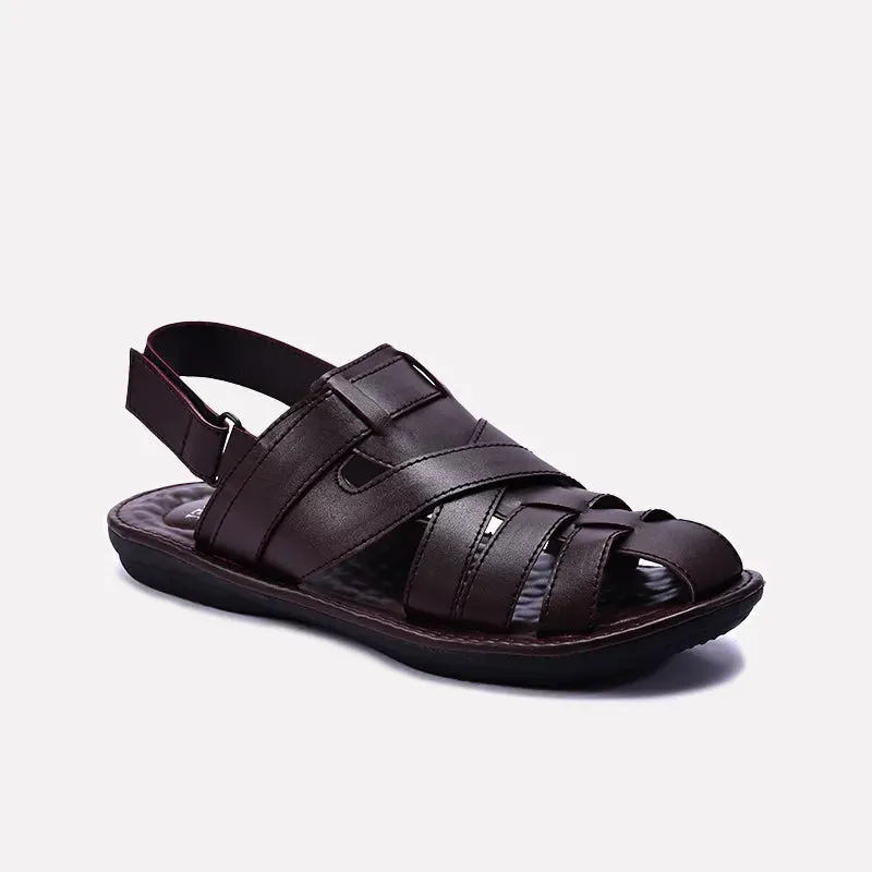 Joaquin Maroon Casual Sandals 0140974