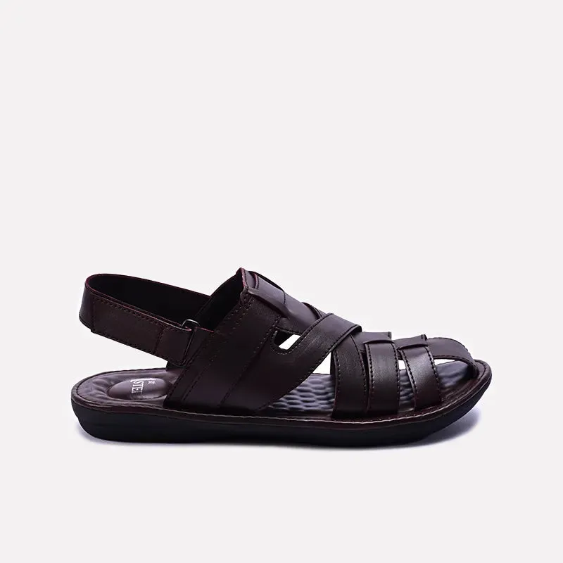 Joaquin Maroon Casual Sandals 0140974