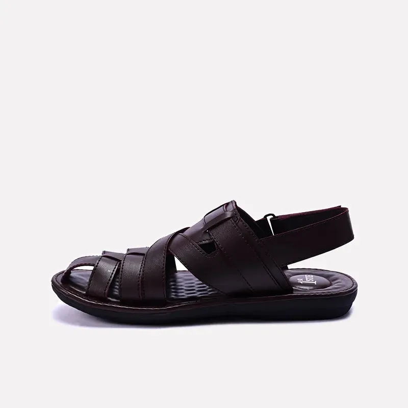 Joaquin Maroon Casual Sandals 0140974