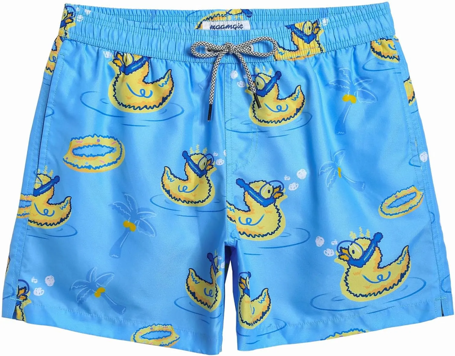 maamgic Mens Swim Trunks 5" with Mesh Lining Quick Dry Bathing Suits for Men Swim Shorts Swimwear