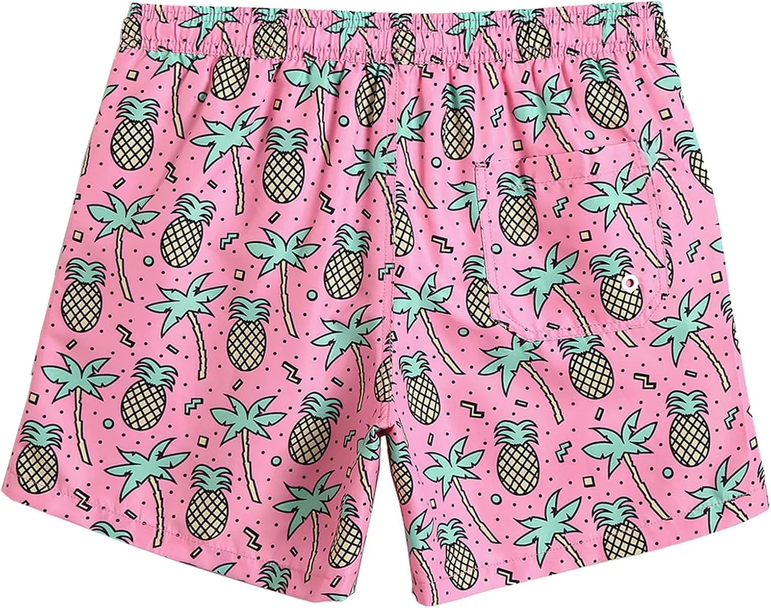 maamgic Mens Swim Trunks 5" with Mesh Lining Quick Dry Bathing Suits for Men Swim Shorts Swimwear