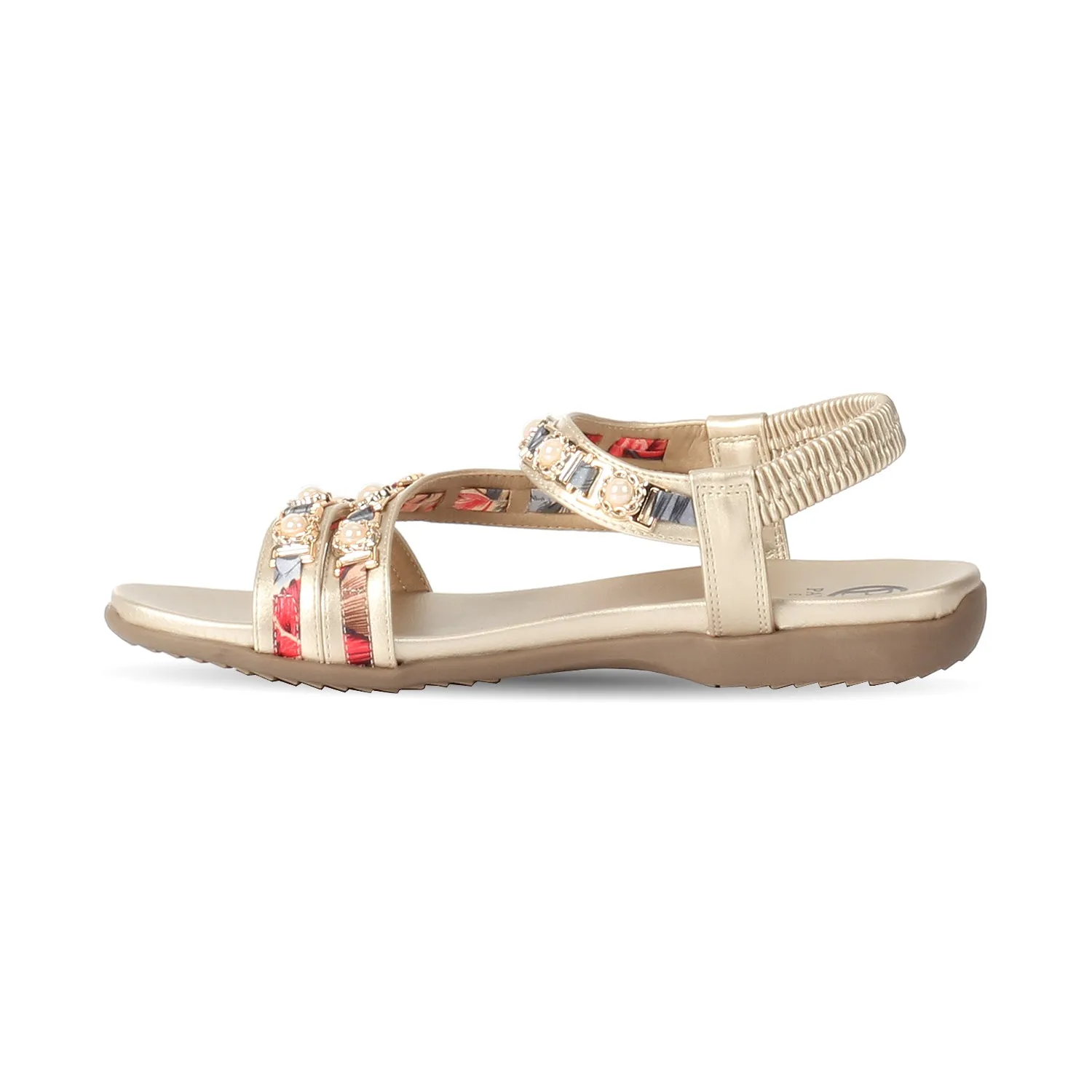 Multi colored Jeweled Sandals for Women