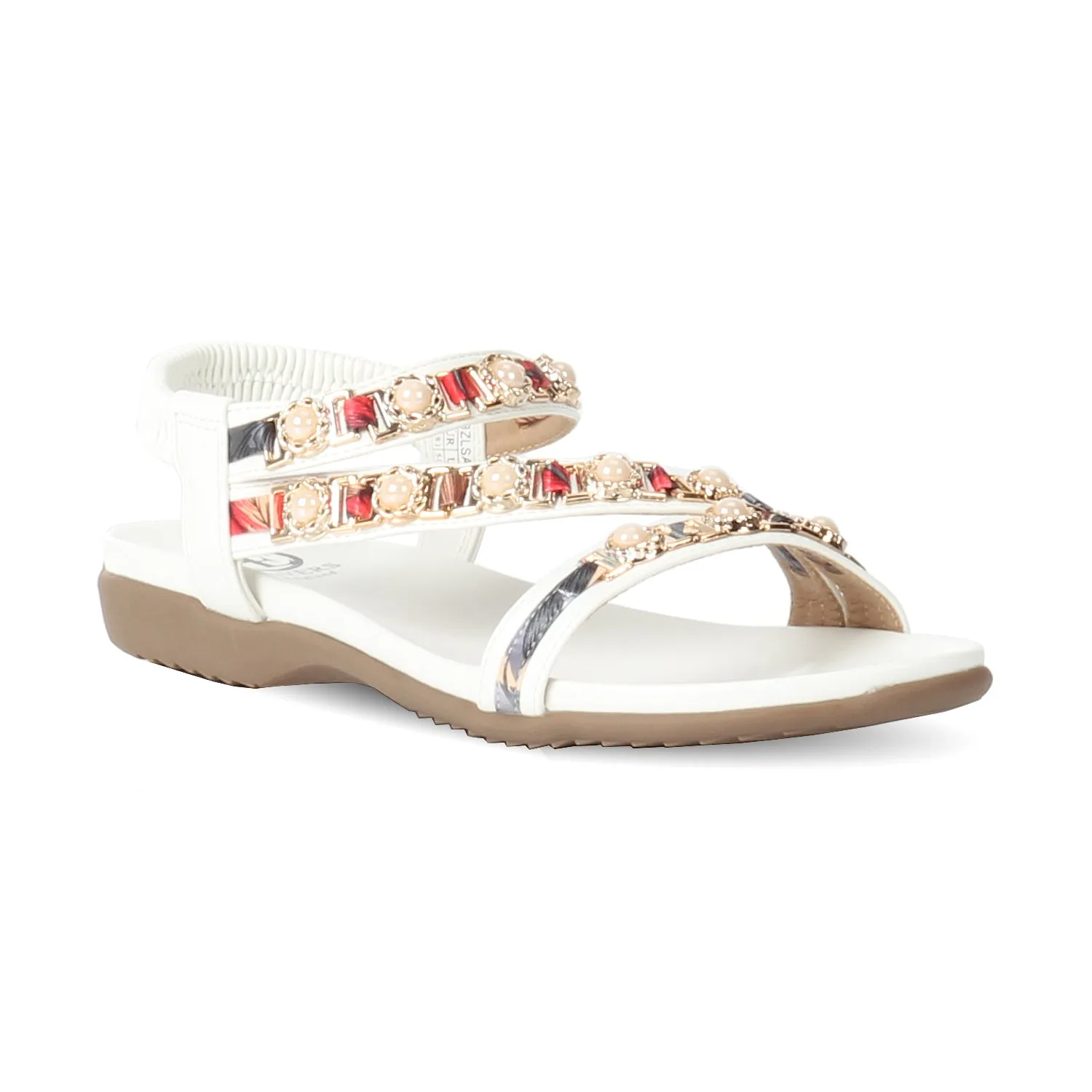 Multi colored Jeweled Sandals for Women