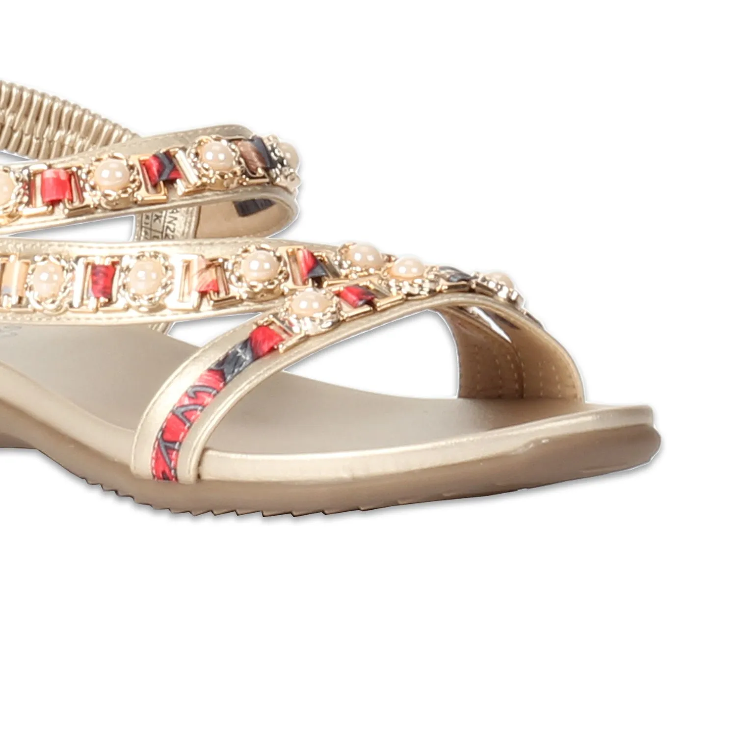 Multi colored Jeweled Sandals for Women