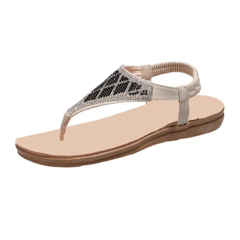 OCW Orthopedic Women Rhinestones Sandal Arch Support Breathable Anti Skid Chic Beach Flipflop
