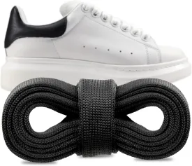 Shoelaces for Alexander McQueen Flat Shoe Laces Replacement Sneaker Shoes