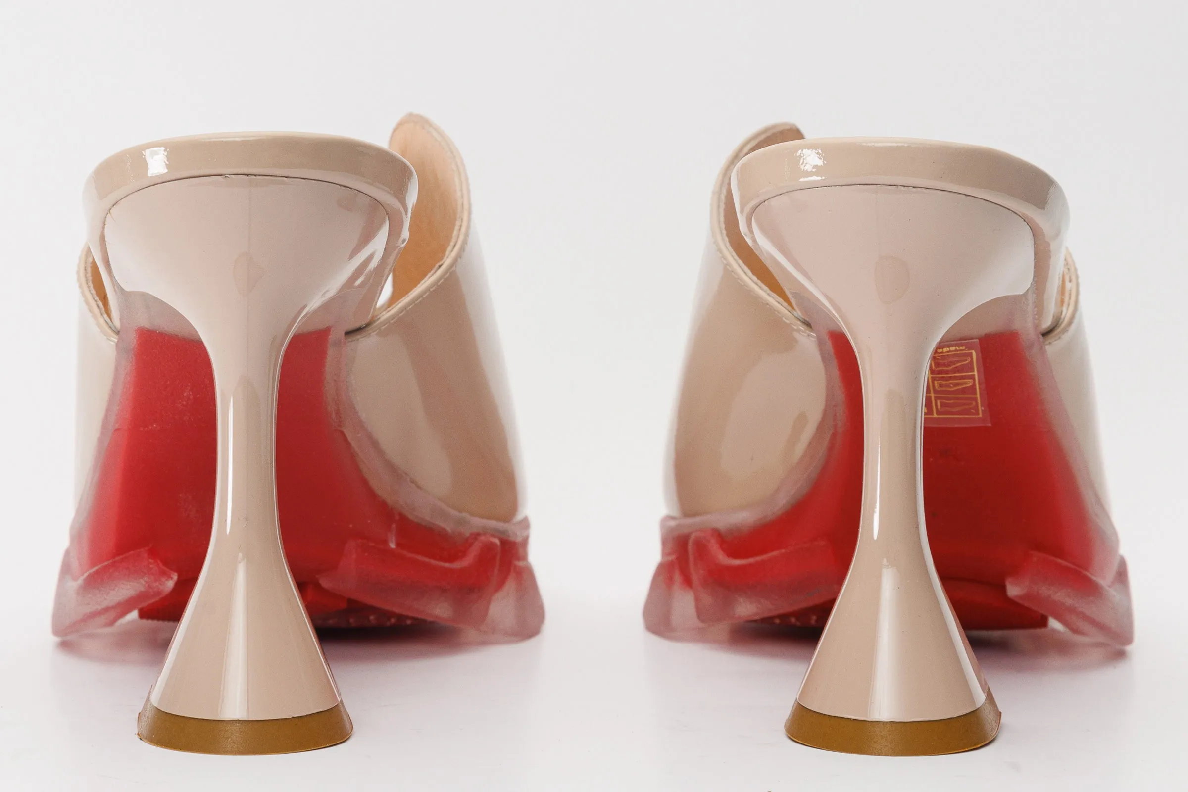 The Caratal Cream Patent Leather Women Sandal