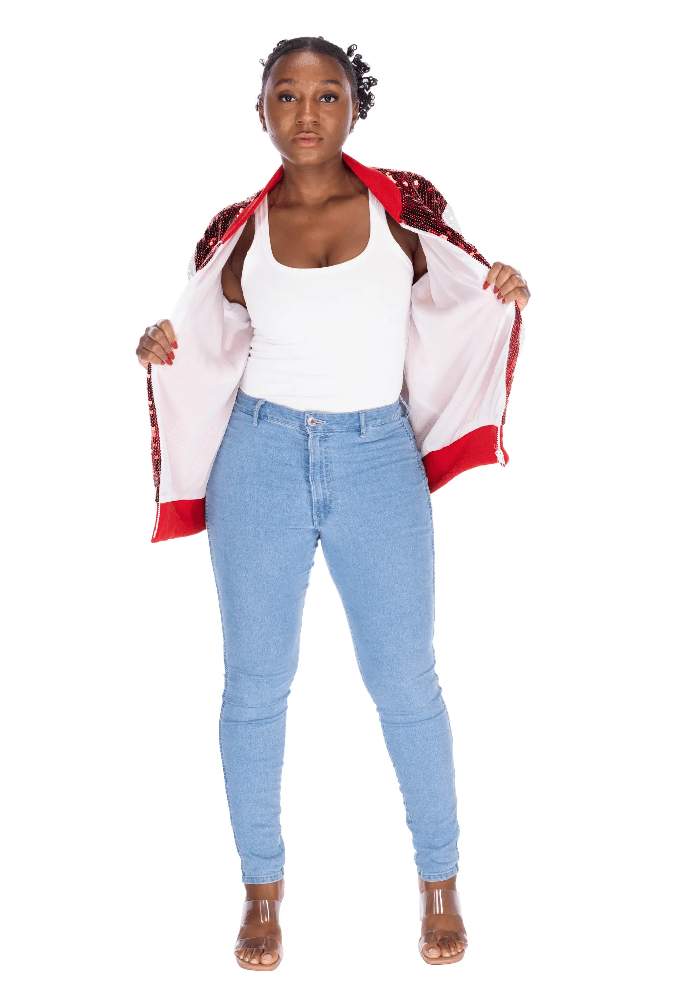 Washington Baseball Sequin Jacket