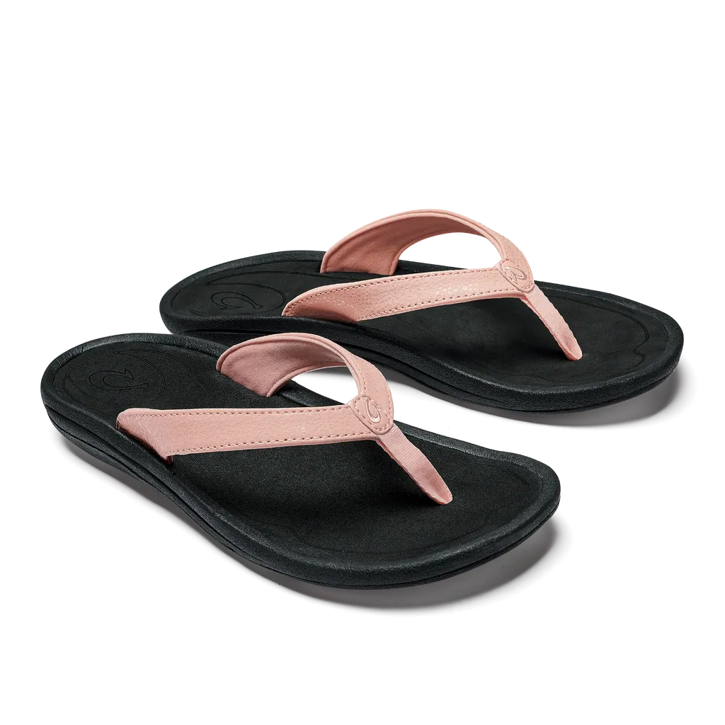 Women's Olukai Kūlapa Kai Color: Petal Pink / Black