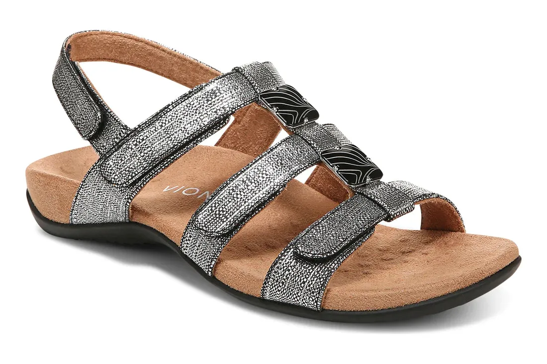 WOMEN'S VIONIC AMBER | BLACK METALLIC